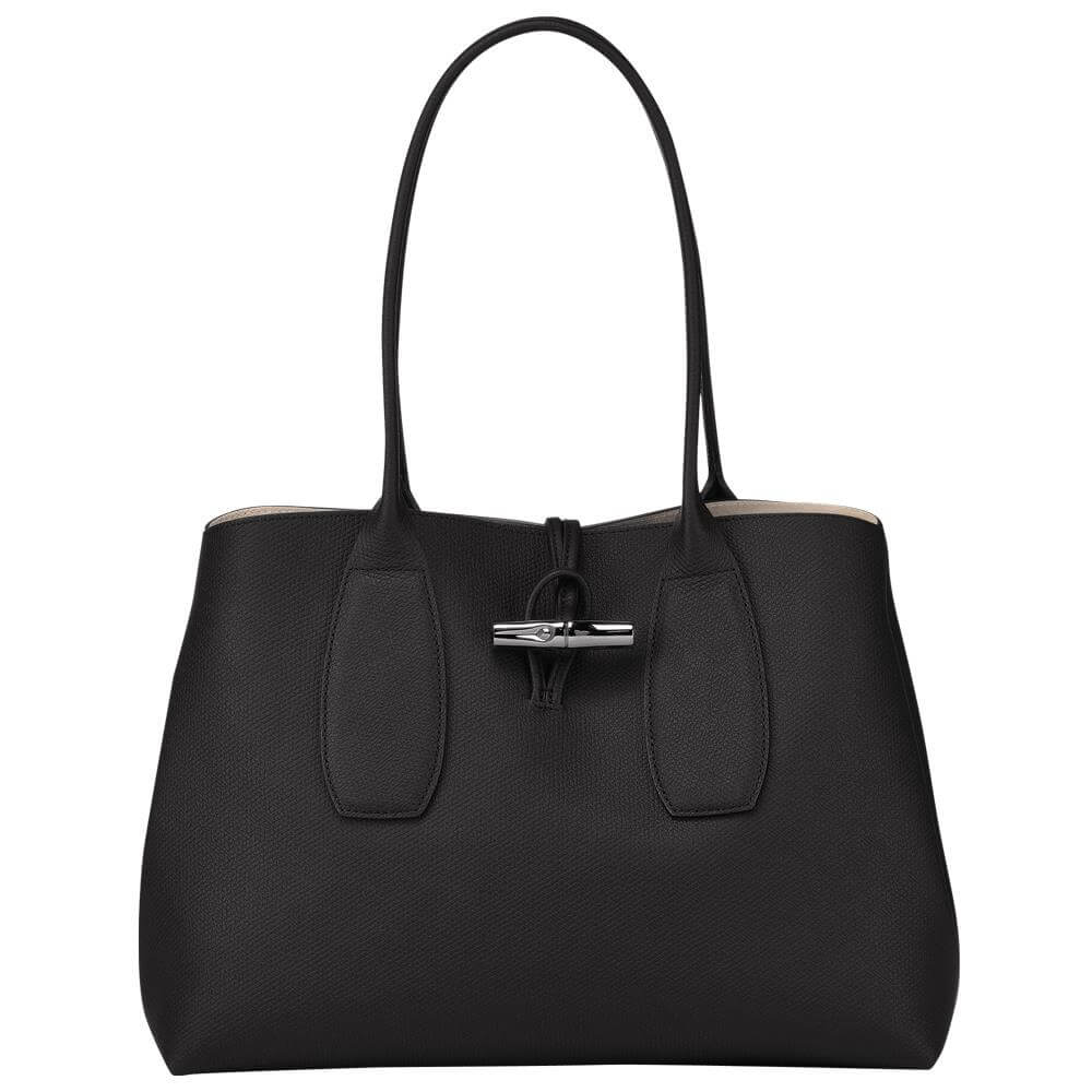 Longchamp Roseau Black Shoulder Bag